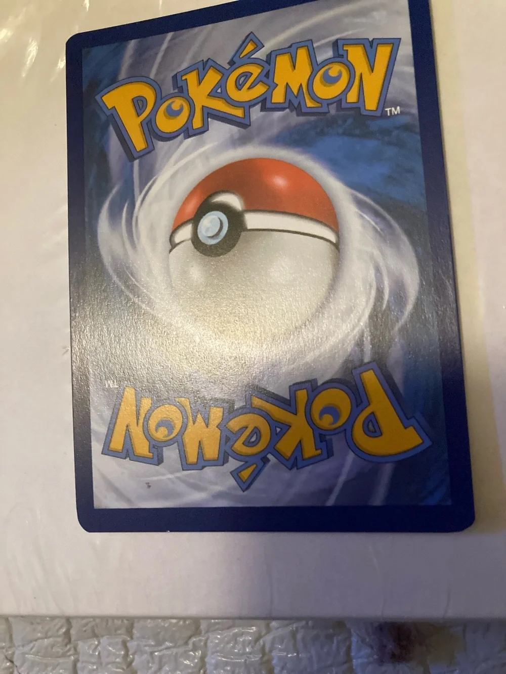 Pokemon Fire Energy Holo Card - Red